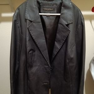 Lane Bryant Leather Jacket Coat Size 26/28